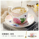 Axyaa Elegant Gold Ceramic Coffee Cup Set | European Luxury Tea Cups