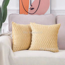 Axyaa Soft Solid Color Cushion Cover Set Luxury Home Decor Sofa Seat Pillow Case