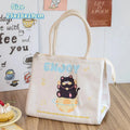 Axyaa Kawaii Thermal Lunch Bag for Women Girl Kids - Bento Pouch Food Storage
