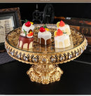 Axyaa Crystal Glass Fruit Tray Home Decor Living Room Coffee Table Ornaments