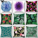 Axyaa Small Floral Geometric Heart Pillowcase