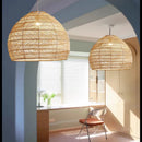 Rattan Pendant Chandelier Ceiling Light by Axyaa - Hand Knitted, Modern Design