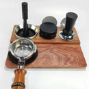 Axyaa Coffee Tamper Mat & Portafilter Holder Station Stand Base Rack