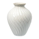 Axyaa Luxury Threaded Ceramic Desktop Hydroponic Vase - French Light Relief Ornament