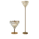 Axyaa Crystal LED Floor Lamp - Luxe Living Room Office Hotel Decor Standyalty Standby