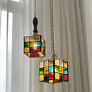 Axyaa Glass LED Hanging Light, Copper Socket, Modern Pendant Lamp
