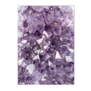 Violet Dream Lake Bridge Bloom Canvas Wall Art by Axyaa