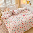 Axyaa Cartoon Print Comforter: Soft All-Season Quilt for Adults & Kids