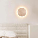 Axyaa Circular Stone Wall Lamp for Home Decor Lighting