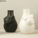 Axyaa Ceramic Floral Vase for Elegant Room Decor and Flower Arrangement