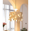 Axyaa Cream White Butterfly Pendant Light for Cozy Spaces