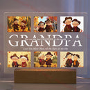 Axyaa Personalized 3D Acrylic Lamp for Mom Dad Love Family Birthday Gift