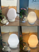 Axyaa French Cream Style 3D Printed Desk Lamp – Bedroom Study Children's Room Boss Lady Lamp