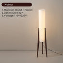 Axyaa Solid Wood Floor Lamp - Japanese Retro Style for Home Decor
