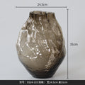 Axyaa Glass Vase: Modern Home Decor & Hotel Centerpiece