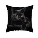 Axyaa Black Cat Pillowcases: Cute Kitty Lover Cushion Cover & Home Decor