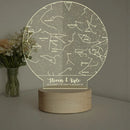 Axyaa Star Map Night Light Custom Name/Date USB Lamp - Anniversary Wedding Birthday Gift