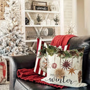 Merry Christmas Pillowcase by Axyaa for Home Living Room Sofa Decor