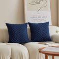 Axyaa Corduroy Throw Pillow Cover 45x45 for Sofa Bed Living Room Plush Cushion Case