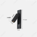 Axyaa LED Adjustable Angle Wall Lamp with USB Charging Port