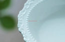Axyaa Ceramic Relief Fruit Tray, High Leg Dim Sum Tray for Restaurant Decor