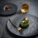 Axyaa Ceramic Steak Dinner Plate - Senior Sense Western Food Plate