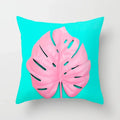 Axyaa Tropical Leaf Print Pillowcase for Living Room Sofa