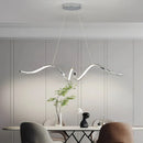 Axyaa Aluminum Pendant Light: Modern Minimalist Creative Lighting for Dining Area