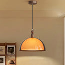 Axyaa Walnut Color Bar Table: Retro Highend Dining Pendant Lamp