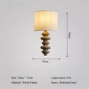 Axyaa Spiral Solid Wood Wall Lamp for Living Room, Study, Bedroom, Corridor