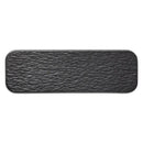 Axyaa Rock Grain Ceramic Sashimi Plate - Black & White Rectangular Sushi Utensil