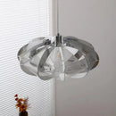 Axyaa Silver Mesh Pendant Light for Creative Spaces