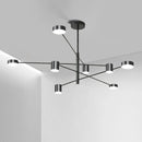 Axyaa Gold Black Art Chandelier for Living Room and Bedroom