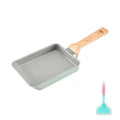 Axyaa Nonstick Tamagoyaki Pan: Rectangular Japanese Omelette Egg Roll Pan with Detachable Handle