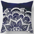 Axyaa Indian Mandala Print Polyester Pillow Case Sofa Decor Throw Pillows 45x45cm