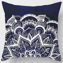 Axyaa Indian Mandala Print Polyester Pillow Case Sofa Decor Throw Pillows 45x45cm
