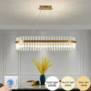 Axyaa Crystal Chandelier: Modern Dining Pendant Light for Home Decoration