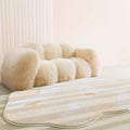 Axyaa Fluffy Nordic Style Plush Rug for Home Decor, Thick Soft Carpet Anti-slip Mat