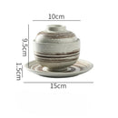 Axyaa Ceramic Soup Cup with Cover, Versatile Tableware Bowl for Soup, Stew, Dessert