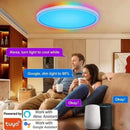 Axyaa Smart RGB WiFi Ceiling Light with Voice Control for Bedroom Decoration