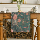 Axyaa Birdcage Floral Table Runner for Elegant Home and Wedding Decor