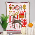 Axyaa Festive Knitted Throw Blanket for Home Decor and Outdoor Gatherings