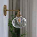 Axyaa Nordic Modern Glass Ball Wall Lamp Sconce for Bedroom Bathroom Stair Lighting