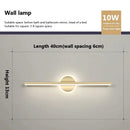 Axyaa Golden Line Aluminum LED Wall Lamp for Luxurious Home Lighting