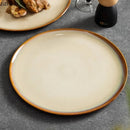 Axyaa Ceramic Steak Plate with Handle & Seasoning Dish - Set of 2