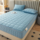 Axyaa Quilted Mattress Cover with Zipper - Full Enclosed Thicken Fitted Sheet