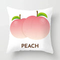 Peachy Pink Pattern Cushion Cover 45X45CM for Sofa Decor by Axyaa