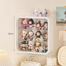 Axyaa Transparent Mystery Box Storage Rack for Action Figures and Toys.