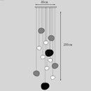 Axyaa Nordic Style Home Decoration Lighting: Living Room & Dining Chandeliers, Staircase Lamps