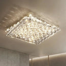 Axyaa Crystal Ceiling Lamp: High-end Modern Square Living Room Bedroom Light